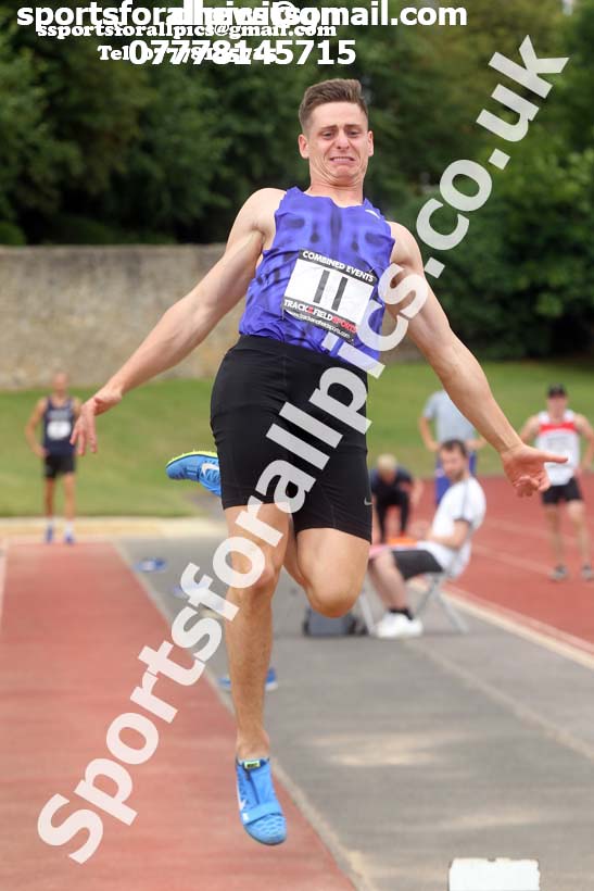 Mens decathlon, EAP International Combined Events, Hexham, Northumberland. Photo: David T. Hewitson/Sports for All Pics
